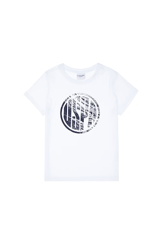 U.S. Polo Assn. Erkek Çocuk Beyaz Basic Bisiklet Yaka Tişört 50306514-VR013