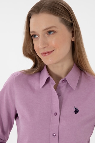 U.s. Polo Assn. Kadın Menekşe Gömlek Basic 50307726-vr037 Menekse
