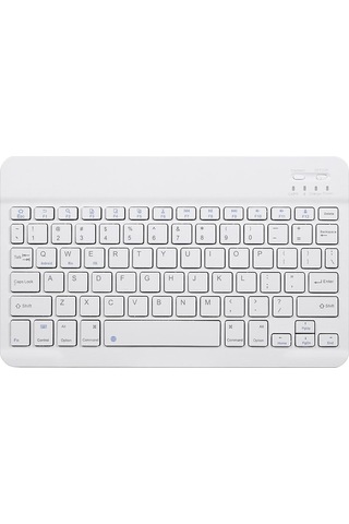 Kangvka Beyaz Bt Klavye-fare Seti 78 Tuşlu Şarj Edilebilir 0.6cm Ultra İnce 800-1600dpı Fare Çok Sisteme Uyumlu Diğer