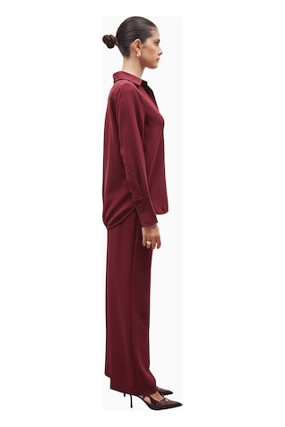 United Colors Of Benetton Because Of Alice Effortless Oversized Shirt Oversize Kadın Gömlek Bordo
