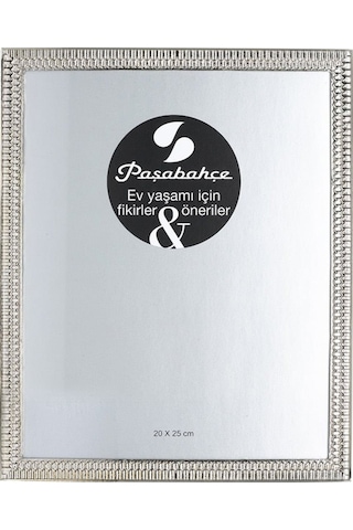 Pasabahce Şehnaz Çerçeve 20x25 Cm Silver 21.5x27 Cm - 1 Adet