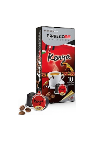 Espressomm® Single Origin Kenya Alüminyum Kapsül Kahve 100 Adet