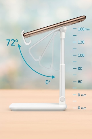 360 Katlanabilir Masaüstü Telefon Ve Tablet Standı
