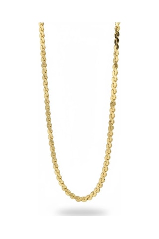 14k Arpa Zincir Kolye 60 Cm - Kadın Kolye Altın