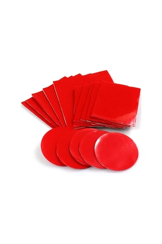 Slikon Bant Çift Taraflı Gri Süper Güçlü Çivi Bant 3 Cm X 3 Cm 50 Adet