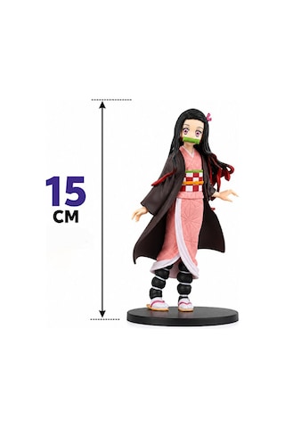 Demon Slayer Giyu Tomioka & Nezuko Kamado 2'li Anime Figür Seti Koleksiyonluk 15 Cm