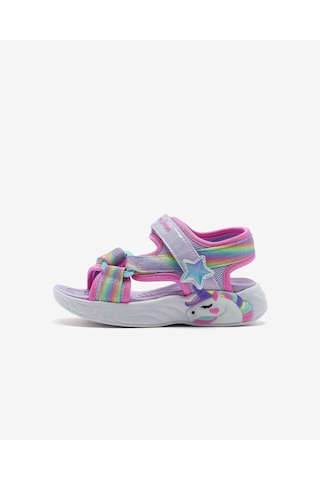 Skechers Unıcorn Dreams Sandal-dreamy Unıcorns Küçük Kız Çocuk Mor Işıklı Sandalet 303107n Lvmt