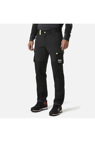 Helly Hansen Workwear Oxford 4x Kargo Pantolon -77408 989 Gri - Siyah C54