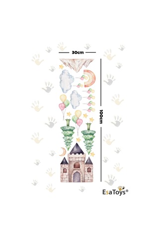Şato Temalı Çocuk Odası Sticker Seti