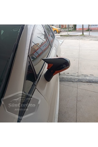 Seat Leon Mk2 2005-2008 Makyajsız Kasa İle Uyumlu Batman Yarasa Ayna Kapağı Piano Black Abs Plastik 00 Şüscaroto Aksesuar