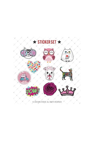 Bdls33 Küçük Boy 10lu Sticker Seti