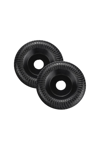 Kosona Köşe Fırçası Taşlama Diski 100mm, Ahşap Taşlama, 22mm Delik Çapı, Siyah, 2 Adet Paket