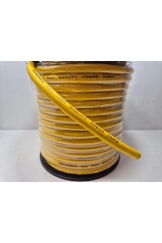 Soundmax Amfi Güç Kablosu 2ga 6 Metre - %25 Bakır 2ga Anfi Power Kablosu - 6 Mt