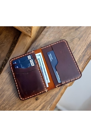 Emi Premium Texas Serisi El Yapımı Yüzde Yüz Hakiki Deri Cüzdan Taba