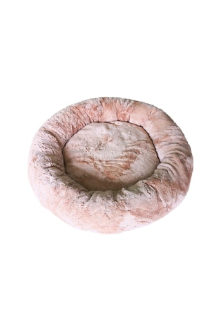 Peluş Silikon Elyaflı Köpek Yatağı 50 x 50 x 17 CM Çok Renkli