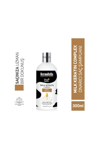 Dermobella Milk Keratin Complex Yoğun Nemlendirici Ve Besleyici Şampuan 300 ML