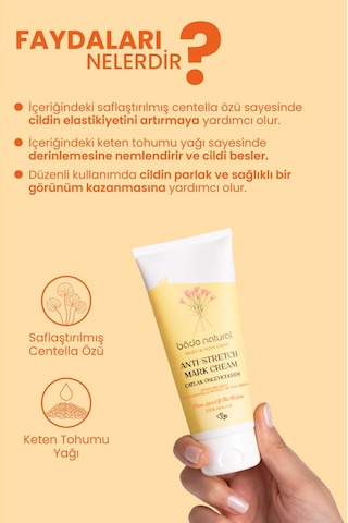Bade Natural Çatlak Önleyici Vücut Kremi 100 ML