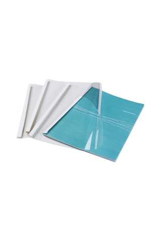 Office Force 4 Mm Beyaz Isısal Cilt Kapakları (Pvc-Karton)