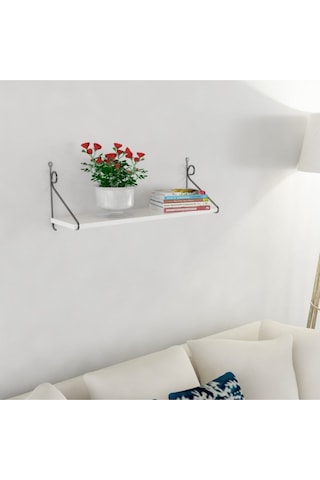 Decormet Seramoni Raf Seti 1 Raflı 200 720 Beyaz Beyaz