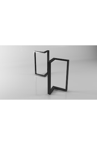 V Model Metal Ayak Seti Siyah Metal Masa Ayağı