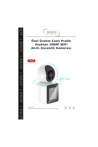 Özel Üretim Canlı Pratik Uzaktan 1080p Wifi Akıllı Güvenlik Kamerası Çok Renkli