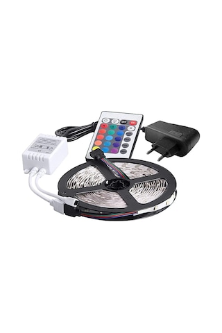 Kedi Yatakları Atek Led Işık 5 Metre Şerit Led Rgb Işıklı