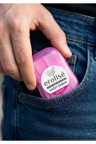 Erolise Elde Erir Kağıt Sabun 4 x 20 Yaprak