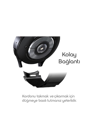 Rongep Yeni Bağlantı Loop 20mm Kordon İle Uyumlu Watch 7/6/5/4 Serisi İç Sku: Smg8690010079138