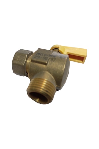 Kombi Vanası 3/4 3/4 Rekor-3/4 Dişli Köşe Kulplu Gaz İçin