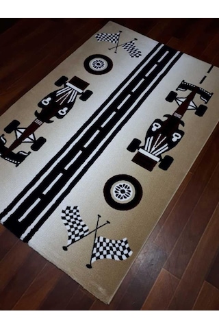 Saray Çocuk 12611J Yarış Araba 125X180 Cm Çok Renkli