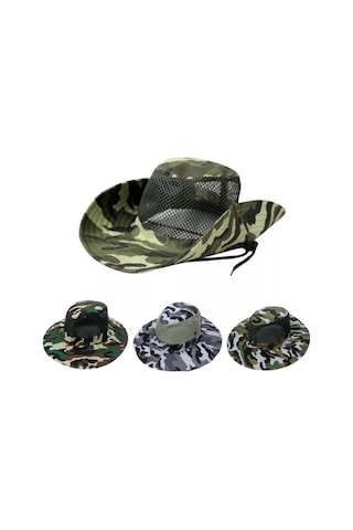 Kardelen Butik Denizli Sniper Camouflage Şapka 56-58 Cm Sarı Sarı