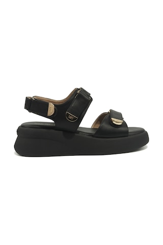 Nine West Hernan Siyah Kadın Kalın Taban Sandalet 000000000102051557