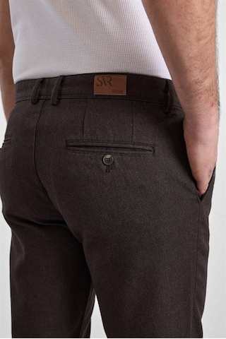 Süvari Koyu Kahve Slim Casual Pantolon Pn2020500745-kh9