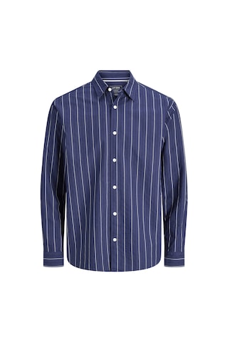 Jack & Jones Erkek Relaxed Fit Uzun Kollu Gömlek - Axel - 12298893 Navy Blazer