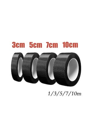 10cm-10 M-1/3/5/7/10 M Karbon Fiber Koruyucu Şerit Etiket matik Tampon Kapı Eşiği Koruma Anti-adım Dekorasyon Bant