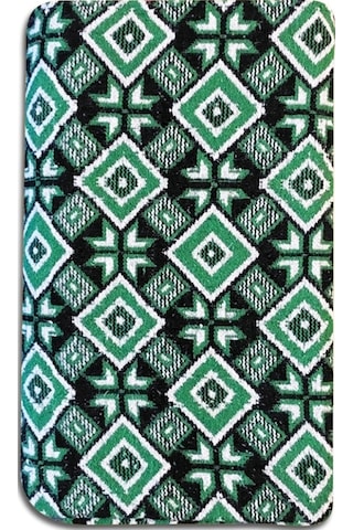 Algelsineve Yeşil Baklava Desen 3 Mekik Kalın Kilim