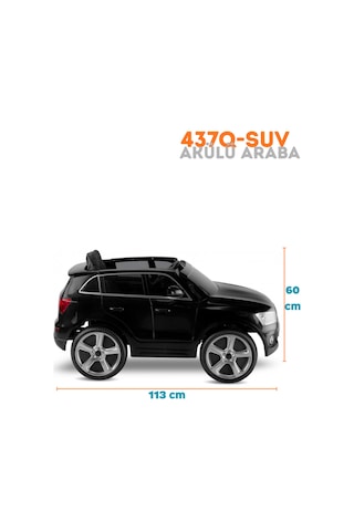 437 Q-suv Akülü Araba Jeep 12v Uzaktan Kumandalı Audi Babyhope Pembe