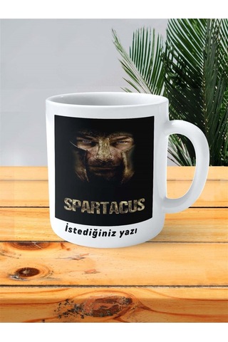 Spartacus Spartaküs Baskılı Kupa Bardak Kişiye Özel Desen 2 Çok Renkli