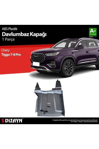 S-dizayn Chery Tiggo 7-8 Pro Sol Teker Boşluğu Davlumbazı Plastik Koruma Kapağı Abs Plastik 2022 Üzeri A+ Kalite