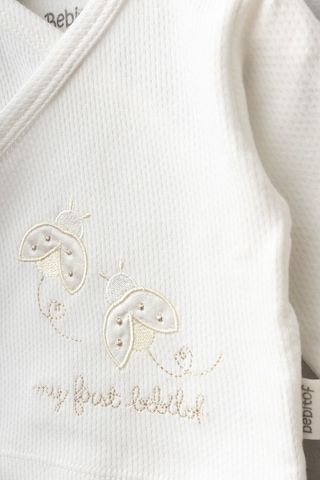 Bebitof 10parça Sevimli Uğur Böceği Desenli Kutulu Yenidoğan Hastane Çıkışı Ekru