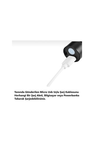 El Feneri Zoomlu 700 Lümen Anahtarlıklı Siyah