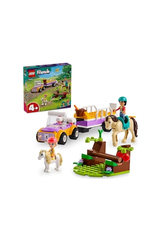 LEGO® Friends At ve Midilli Römorku 42634 4+ Yaratıcı Oyuncak Yapım Seti - 105 Parça