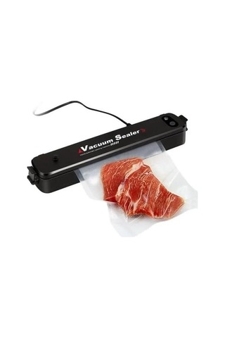 Vacuum Sealer Ev Tipi Vakumlama Ve Yapıştırma Makinesi + 10 Adet Vakum Poşeti