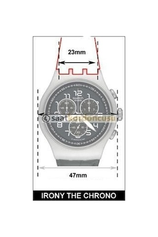 Swatch Yos Model 24mm Lacivert Silikon Saat Kordonu