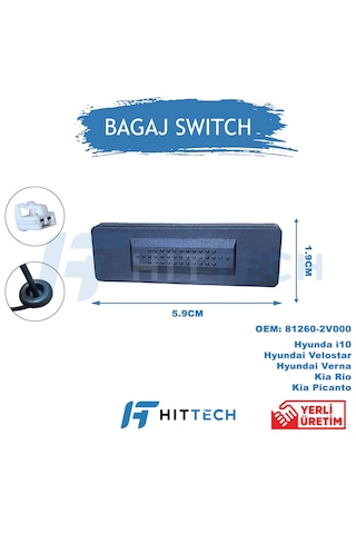 Hyundai İ10 Kia Rio Bagaj Acma Butonu 1 Adet