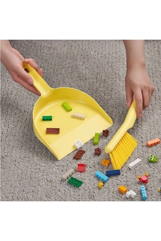 Ikea Pepprıg Faraş Ve Temizlik Fırçası Seti 26 X 18 X 8 Cm Sarı 2'li Set