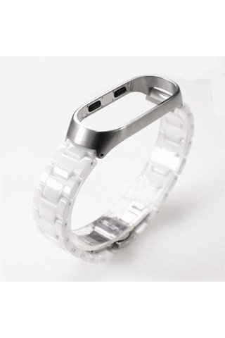 Xiaomi Mi Band 3 Uyumlu Krd-21 Metal Mkst Kordon-gümüş