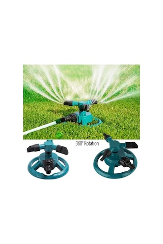 Besthome1 360 Derece Otomatik Döner Lichen Yağmurlama Memesi Su Püskürtme Sistemü 1 Adet 1 Adet