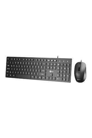 Lecoo CM102 USB Kablolu Türkçe Q Klavye & Mouse Set