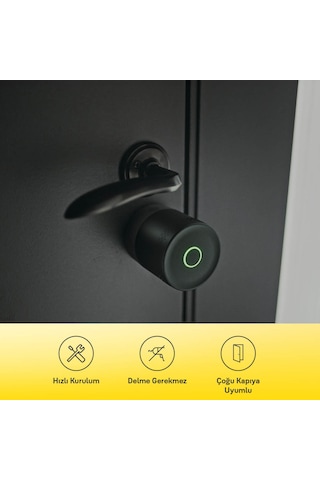 Yale Linus Akıllı Kilit L2 Lite - Gümüş Siyah